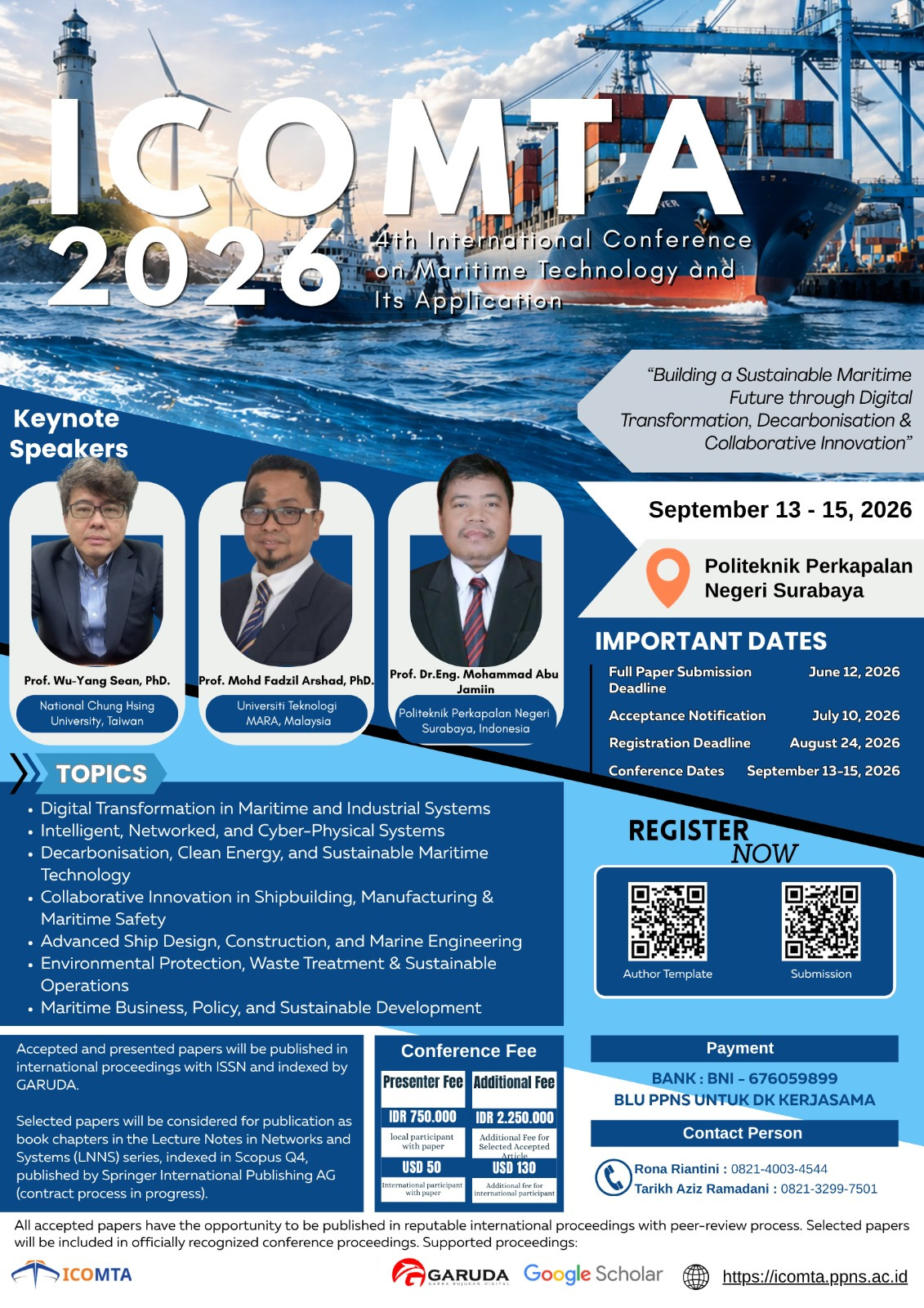 ICOMTA 2026 Official Poster